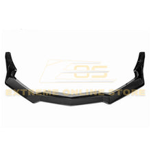 Load image into Gallery viewer, Corvette C8 EOS Performance Track Edition (7) Piece Front Splitter Lip Custom Painted Glossy Black