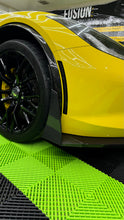 Load image into Gallery viewer, Corvette C7 Carbon Fiber Stage 3 Front Splitter & Winglets Deflectors Extensions