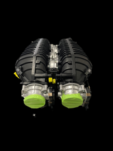 Load image into Gallery viewer, Corvette C8 Z06 Edge Red LT6 Engine Intake Manifold Cover OEM GM Custom Painted Carbon Fiber