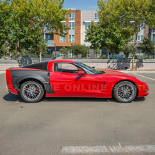 Load image into Gallery viewer, 2005-13 Corvette C6 Z06 ZR1 CARBON FIBER or Custom Painted Widebody Quarter Panels
