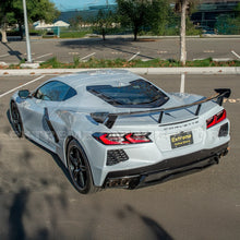 Load image into Gallery viewer, 2020 - 2028 Corvette C8 Stingray Rear Spoiler 5VM Style Package Extended Version Custom Painted Carbon Fiber