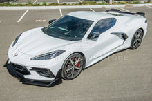 Load image into Gallery viewer, Corvette C8 EOS Performance Track Edition (7) Piece Front Splitter Lip Custom Painted Glossy Black