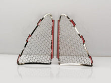 Load image into Gallery viewer, 2014-2019 C7 Z06/GRAND SPORT - MATRIX SERIES ALUMI-STEEL TAIL LIGHT GRILLES 2PC | POLISHED STAINLESS/ALUMINUM