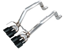 Load image into Gallery viewer, AWE Track Edition Axleback Exhaust for C6 Chevrolet Corvette 6.0L (2005-2007) and 6.2L (2008) - Diamond Black Tips SKU: 3020-43660