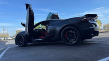 Load image into Gallery viewer, Corvette C8 Z06 or C8 Stingray Custom Painted Carbon Fiber Boomerang Bezel Trim