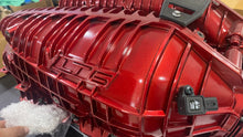 Load image into Gallery viewer, Corvette C8 Z06 Edge Red LT6 Engine Intake Manifold Cover OEM GM Custom Painted Carbon Fiber