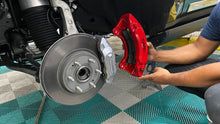 Load image into Gallery viewer, 2021+ Cadillac Escalade 6 Piston Brembo Front Brake Calipers Rotors Pads Kit Red OEM GM