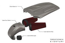 Load image into Gallery viewer, Eventuri Porsche Cayenne 3.0 Turbo V6 Black Carbon Intake System - EVE-CYNV6-CF-INT