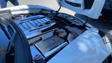 Load image into Gallery viewer, C7 Corvette Stingray Z06 Grand Sport Under Hood Vent Lower Heat Extractor Cover - Custom Painted Carbon Fiber Hydro