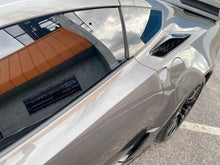 Load image into Gallery viewer, Corvette C7 Z06 Grand Sport Style Carbon Fiber / Painted Rear Quarter Panel Scoop Vents - Upper