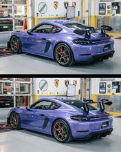 Load image into Gallery viewer, Fabspeed Porsche 718 GT4 RS CUP Car Style Wing Risers (2022+) - FS.POR.718GT4RS.WR