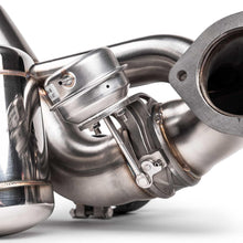 Load image into Gallery viewer, Fabspeed Porsche 718 GT4 RS Titanium Valvetronic X-Pipe Cat-Back Exhaust System (2022+) - FS.POR.718GT4RS.VLVCF.TI
