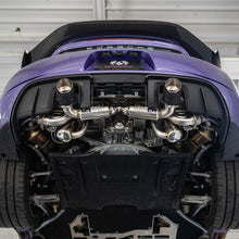 Load image into Gallery viewer, Fabspeed Porsche 718 GT4 RS Valvetronic X-Pipe Cat-Back Exhaust System (2022+) - FS.POR.718GT4RS.VLVCF
