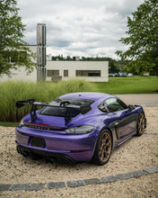 Load image into Gallery viewer, Fabspeed Porsche 718 GT4 RS CUP Car Style Wing Risers (2022+) - FS.POR.718GT4RS.WR