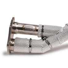 Load image into Gallery viewer, Fabspeed Porsche 718 GT4 / GTS / Spyder Over Axle Link Pipes (2020+) - FS.POR.718GT4.OA