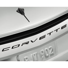 Load image into Gallery viewer, Corvette C8 Rear Bumper Letters Nameplate OEM GM - Carbon Flash Metallic