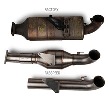 Load image into Gallery viewer, Fabspeed Porsche 964 / 965 Turbo RENNKRAFT® Sport Cat and Comp. Link Pipe (1990-1994) - FS.POR.964T.SCCB
