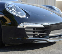Load image into Gallery viewer, Carbon Fiber V-Style Front Spoiler lip - Porsche 991 - FS-CF-POR-991FSV