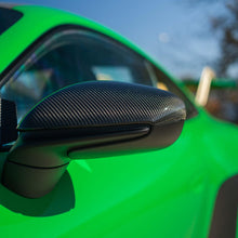 Load image into Gallery viewer, Fabspeed Porsche 992 Carrera / Turbo / GT3 Carbon Fiber Mirror Covers (2019+) - FS-CF-POR-992MC