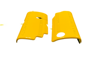 Load image into Gallery viewer, Corvette C5 Z06 Custom Painted Carbon Fiber Fuel Rail Engine Covers OEM GM