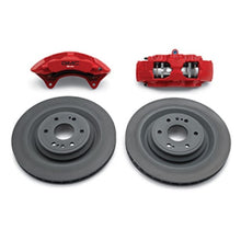 Load image into Gallery viewer, 2021+ Cadillac Escalade 6 Piston Brembo Front Brake Calipers Rotors Pads Kit Red OEM GM