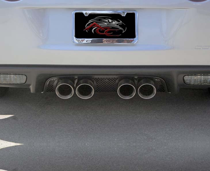 20052013 C6/GS EXHAUST FILLER PANEL, NPP DUALMODE/BIMODE BLAKK Performance Corvettes
