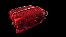 Load image into Gallery viewer, Corvette C8 Z06 Edge Red LT6 Engine Intake Manifold Cover OEM GM Custom Painted Carbon Fiber