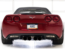 Load image into Gallery viewer, AWE Touring Edition Axleback Exhaust for C6 Chevrolet Corvette 6.2L (2009-2013) - Diamond Black Tips 3015-43662)