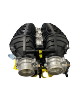 Load image into Gallery viewer, Corvette C8 Z06 Edge Red LT6 Engine Intake Manifold Cover OEM GM Custom Painted Carbon Fiber