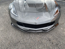 Load image into Gallery viewer, 2014 - 2019 Corvette C7 Z06 Grand Sport Stingray Front Splitter - Carbon Fiber / Custom Painted