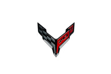 Load image into Gallery viewer, C8 CORVETTE 70TH ANNIVERSARY FRONT FLAG EMBLEM OEM GM