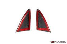 Load image into Gallery viewer, CCS C8 CORVETTE CARBON FIBER A PILLAR INTERIOR TRIM OVERLAY