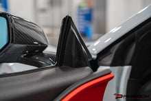 Load image into Gallery viewer, CCS C8 CORVETTE CARBON FIBER A PILLAR INTERIOR TRIM OVERLAY