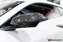 Load image into Gallery viewer, CCS C8 CORVETTE CARBON FIBER MIRROR BOTTOM OVERLAY