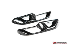 Load image into Gallery viewer, CCS C8 CORVETTE CARBON FIBER LOCK TRIM OVERLAY