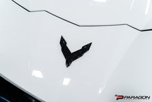 Load image into Gallery viewer, C8 CORVETTE STEALTH HOOD EMBLEM - CARBON FLASH