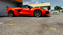 Load image into Gallery viewer, Corvette C8 Z06 Z07 Visible CARBON FIBER Kit Front Splitter Rocker Panels Side Skirts OEM GM