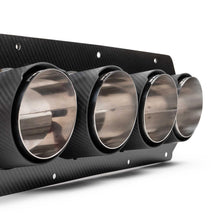 Load image into Gallery viewer, Fabspeed Chevrolet Corvette C8 Z06 Carbon Fiber Quad Tips (2023+)