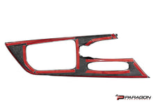 Load image into Gallery viewer, CCS C8 CORVETTE RED CARBON FIBER CENTER CONSOLE OVERLAY