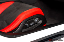 Load image into Gallery viewer, CCS C8 CORVETTE CARBON FIBER SEAT ADJUSTER TRIM OVERLAY