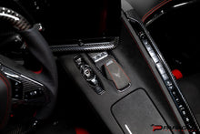Load image into Gallery viewer, CCS C8 CORVETTE RED CARBON FIBER MODE SELECTOR TRIM OVERLAY