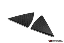 Load image into Gallery viewer, CCS C8 CORVETTE CONVERTIBLE CARBON FIBER B PILLAR TRIM OVERLAY - HTC