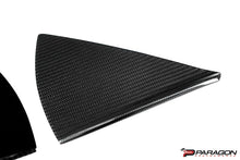 Load image into Gallery viewer, CCS C8 CORVETTE CONVERTIBLE CARBON FIBER B PILLAR TRIM OVERLAY - HTC