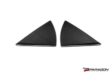 Load image into Gallery viewer, CCS C8 CORVETTE CONVERTIBLE CARBON FIBER B PILLAR TRIM OVERLAY - HTC