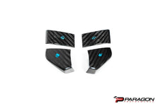 Load image into Gallery viewer, CCS STEERING WHEEL CARBON FIBER VOLUME BUTTON COVERS 4PC