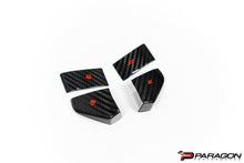 Load image into Gallery viewer, CCS STEERING WHEEL CARBON FIBER VOLUME BUTTON COVERS 4PC