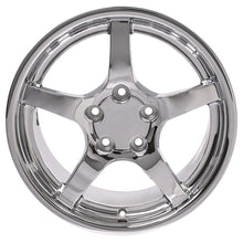 Load image into Gallery viewer, Corvette C5 Rims CV05 DD 17x9.5 Chrome Corvette Wheels from OE Wheels