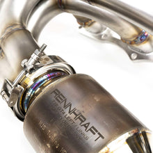 Load image into Gallery viewer, Fabspeed Porsche 981 Cayman GT4 / Boxster Spyder RENNKRAFT® Modular Headers with HJS Catalytic Converters (2015-2016) - FS.POR.981GT4.MH.SC