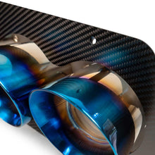 Load image into Gallery viewer, Fabspeed Chevrolet Corvette C8 Z06 Titanium Quad Tips (2023+)