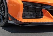 Load image into Gallery viewer, Chevrolet Stingray Corvette C8 Z06 / E-RAY Front Splitter with Canards Carbon Fiber Custom Painted